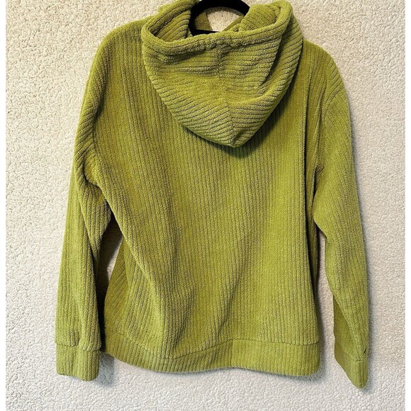 Earthbound Women’s Hoodie Knit Lime Green Size‎ Small Cozycore - Picture 7 of 10